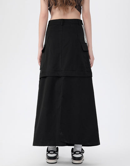 Detachable Two-piece Long Skirt