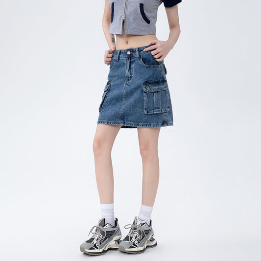 Vintage Mini Short Denim Skirt