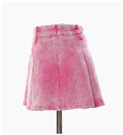 Pink Micro Mini Short Skirt|Long Skirt