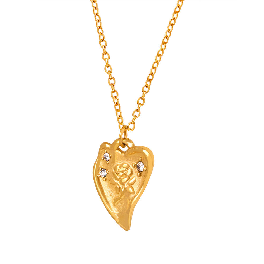 Love Heart Pendant Necklace/Waterproof