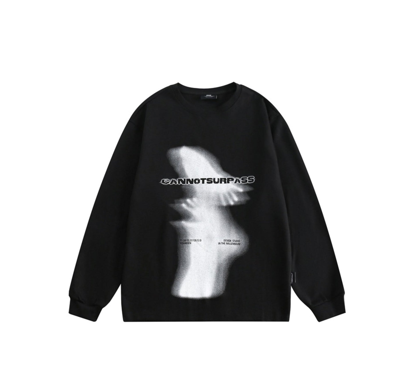 Unisex Trendy Printed Round Neck Pullover Sweatshirt