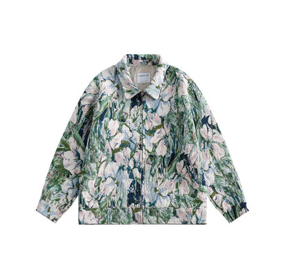 Trendy Retro Loose Casual Flower Jacket