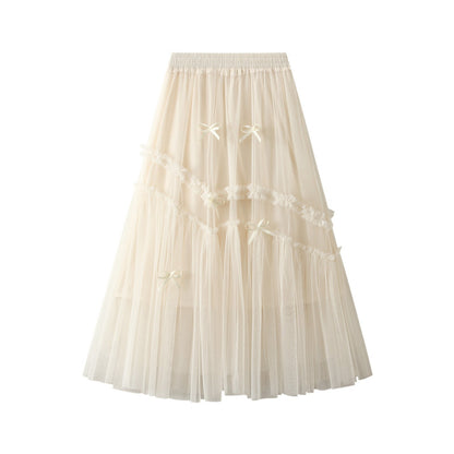 Fairy Bow Mesh Tulle Skirt
