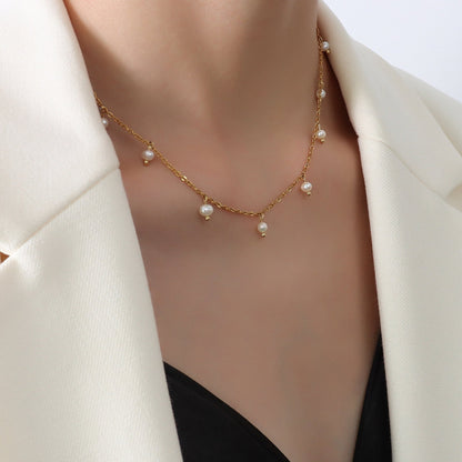 Freshwater Pearl Loose Bead Necklace/Waterproof