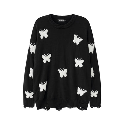 Unisex Butterfly Knitted Sweater