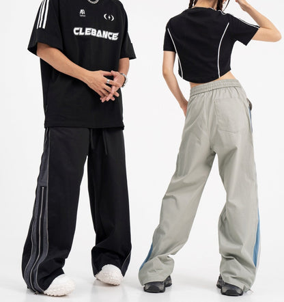 Unisex Double-Layer Zipper Street Fashion Cargo Pants