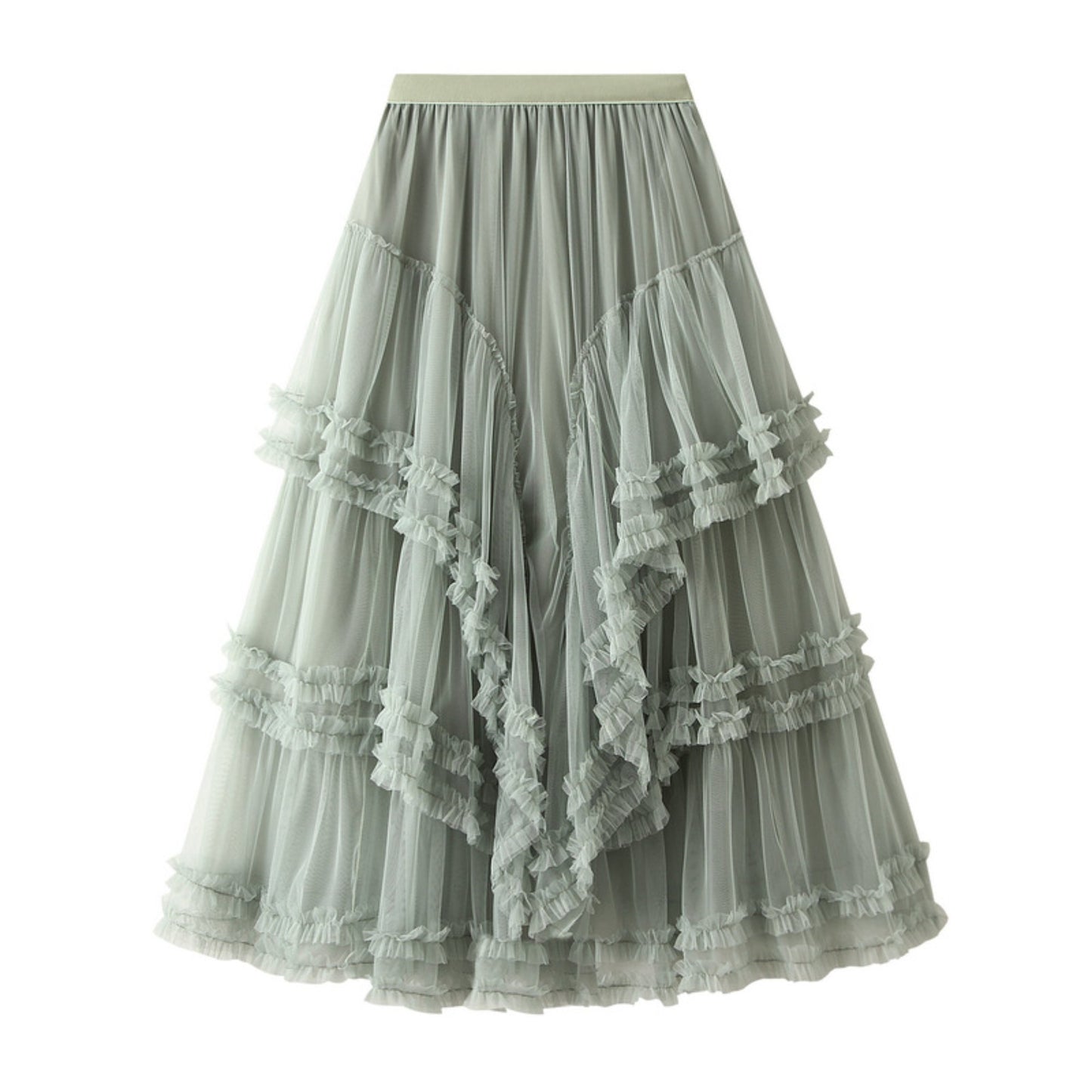Colorful Fairy Midi Tulle Skirt