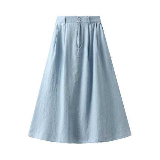 Denim Pocket Skirt