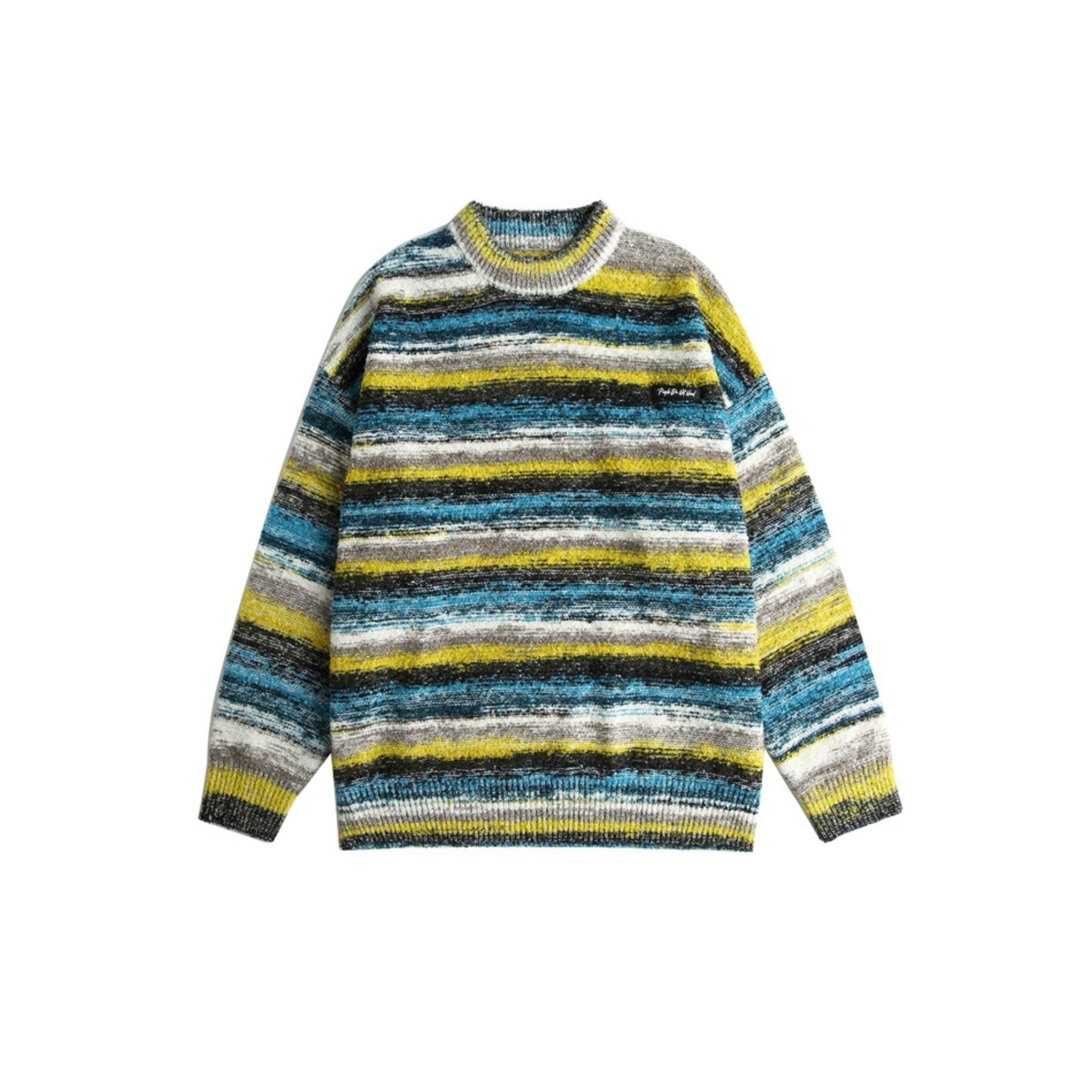 Ethnic Retro Top Striped Sweater