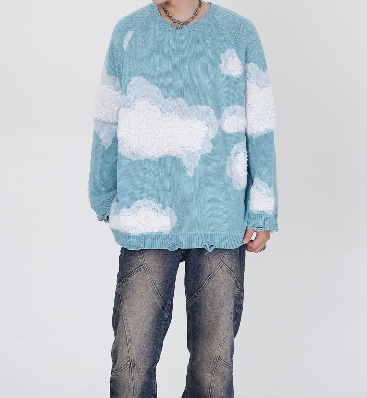 Unisex 3D Cloud Knit Sweater