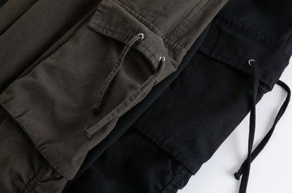 Vintage Casual Pocket Cargo Pants