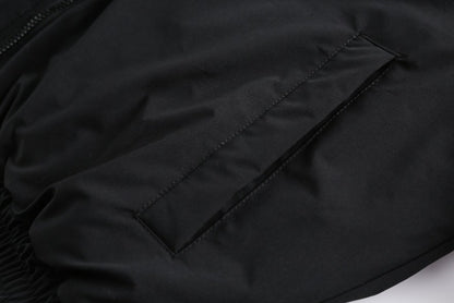 Winter Retro Plaid Reversible Stand Collar Jacket