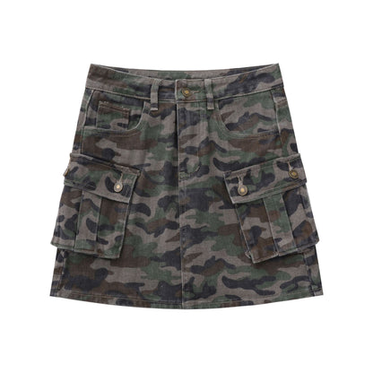 Vintage Mini Short Denim Skirt