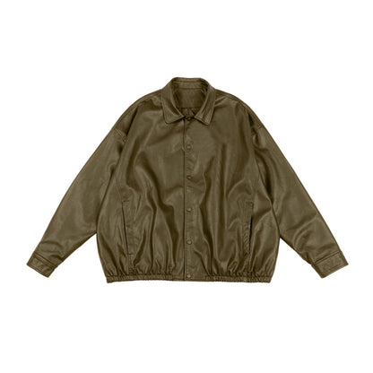 Retro PU Leather Jacket