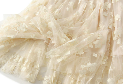 Aliya Floral Tulle Skirt